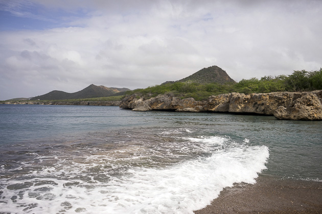 The Black Sand Beach of Santu Pretu Cura ao For 91 Days